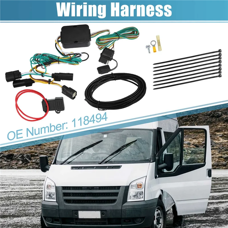 

A48P-4 Way Trailer Wiring Harness Connector Plug 118494 For GMC Terrain/ Equinox 2010-2017