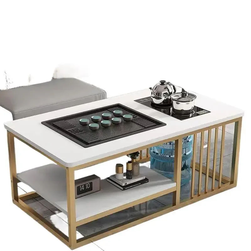 

Coffee table living room Chinese home simple office tea table small apartment Kung Fu tea table fully automatic integration