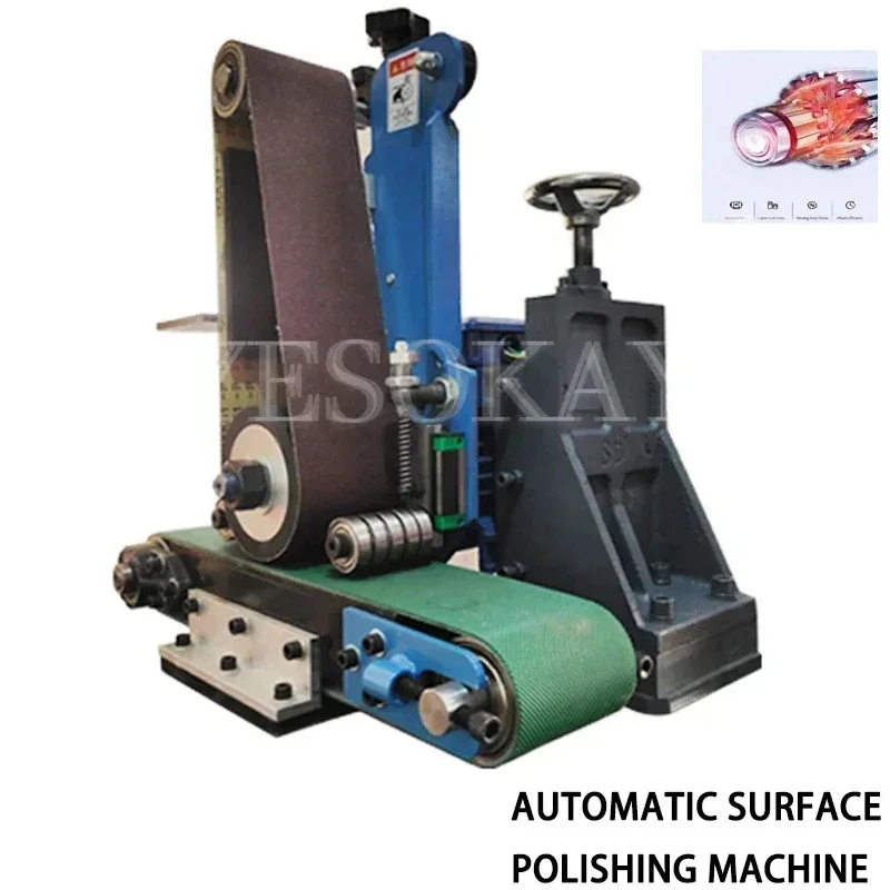 

Fully Automatic Surface Polishing Machine,Stainless Steel Plate Small Desktop Metal Abrasive Belt Grinding and Rust Removal