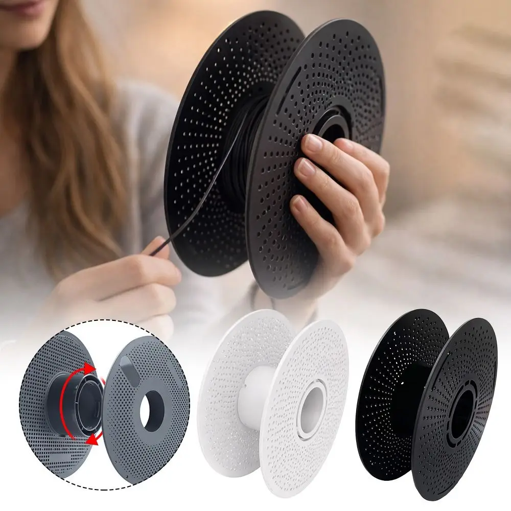 

High Temp Resistant 3D Printer Filament Spool Easy Load Durable 3D Filament Spool Detachable Empty Spool 3D Printing Accessories