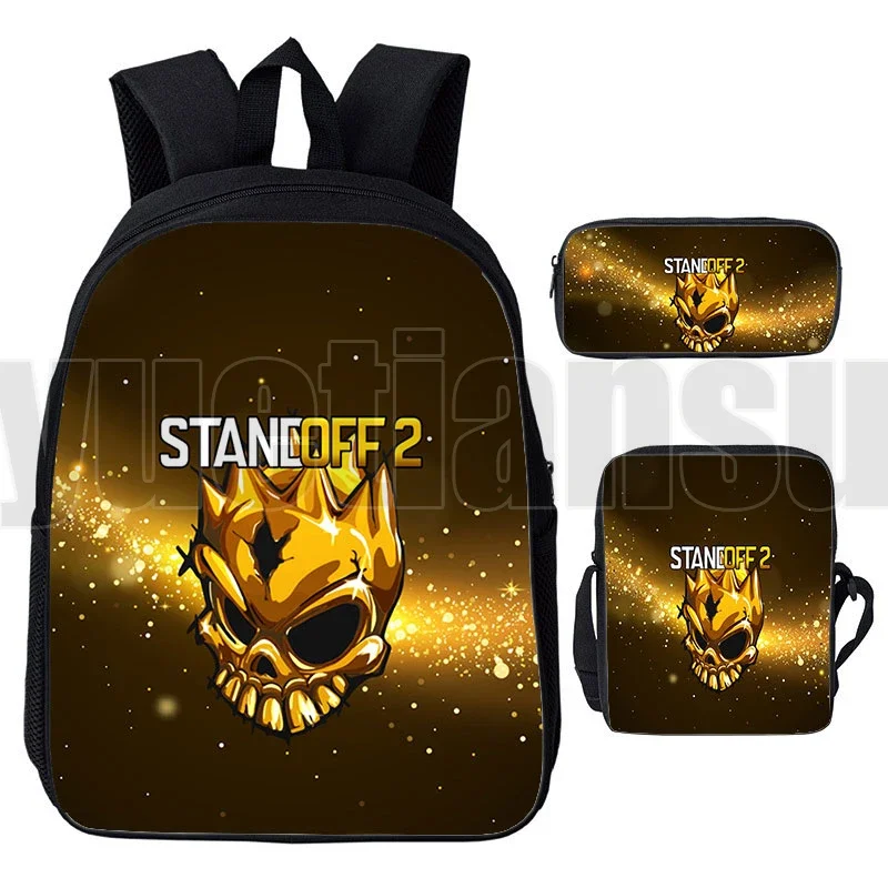 Funny Shooting Game Bag 3D Print Standoff 2 Schoolbags Hot Game Backpack Men Women Anime Harajuku Teenager Laptop Bag