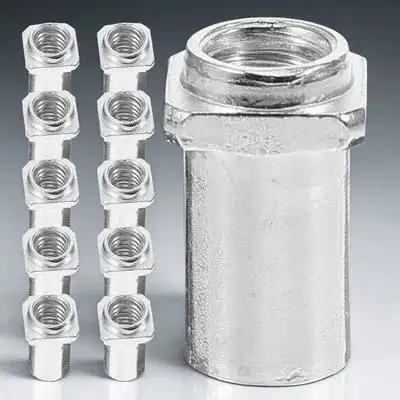 

20Pcs Tom Lug Swivel Nuts 6Mm Replacement Drum Parts Set Strong Material High Design for Stable Drum Setup