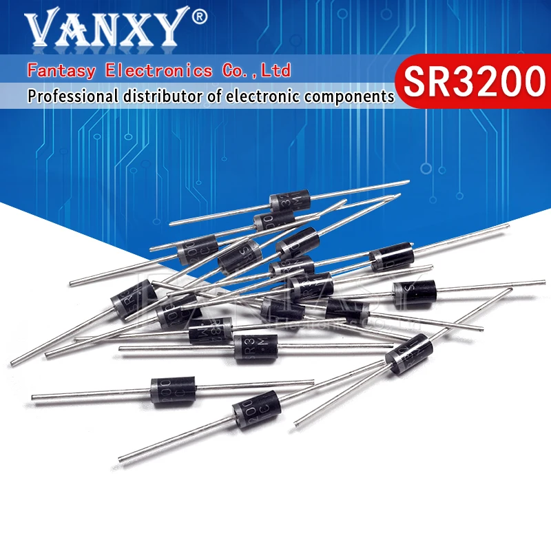 10PCS SR3200 SB3200 3A 200V Schottky Diode