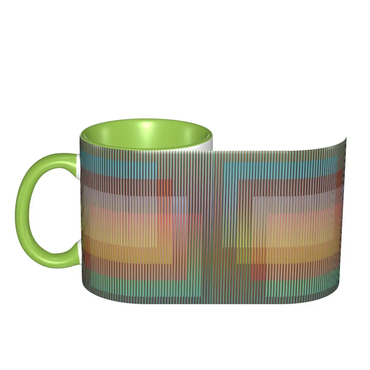 Carlos Cruz-Diez Mug Funny Ceramic Coffee Cups Tea Mugs Milk Cup Drinkware Gift for Friends DIY Custom