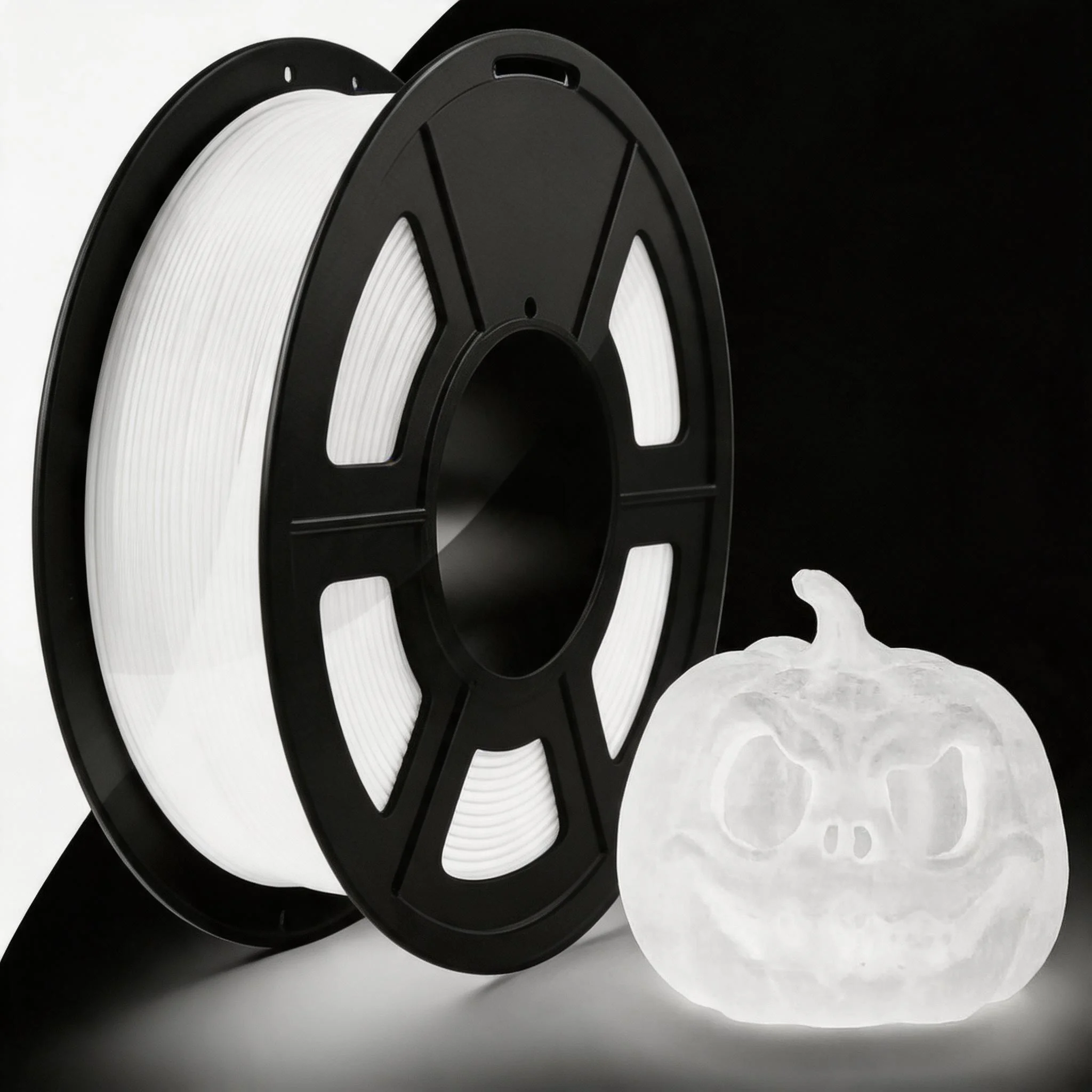 

PLA Luminous 3D Printer Filament, 250g Spool, High Precision +/- 0.03mm, Glow in the Dark Filament, for Most FDM Printers