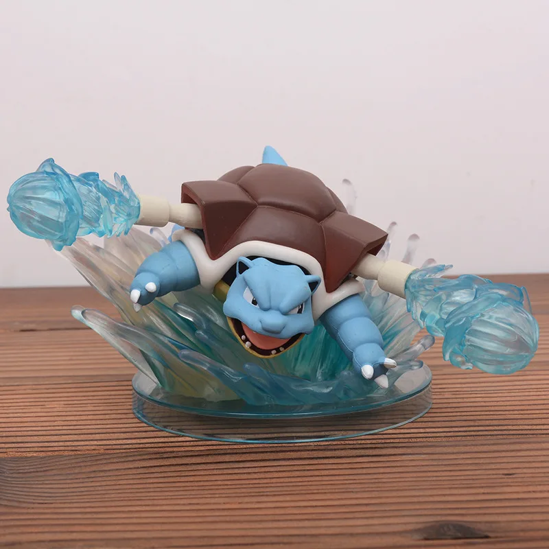 Pokemon 14Cm Blastoise Anime Figuren Pvc Model Voor Auto Desktop Ornament Auto Interieurdecoratie Speelgoed Verjaardagscadeau Voor Kinderen