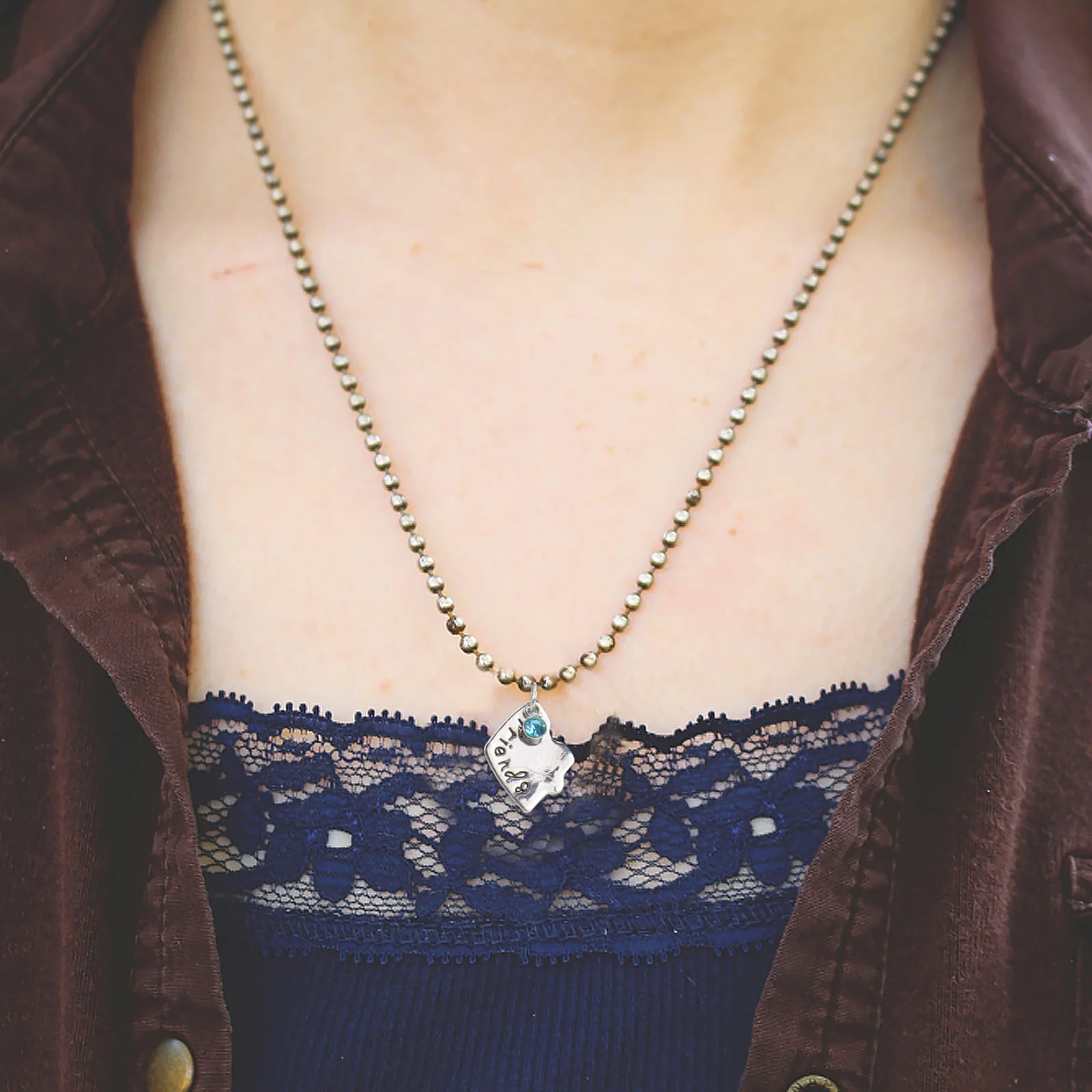 

3 Pieces Forever Heart Pendants Friendship Necklace Alloy Puzzle Pendant Necklaces Set Colorful Rhinestones Necklace for Best