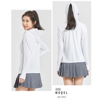 Camping Fishing Shirts for Women Long Sleeve Hiking Sun Protection SPF 50+ UV Tshirt Travel Detachable Hoodies - Image 5