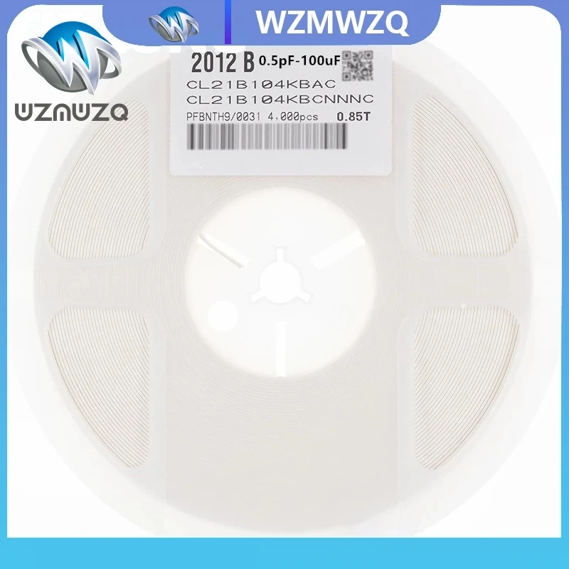 

1reel 4000 шт. 0805 50 В SMD толстопленочный чип многослойный керамический конденсатор 0,5 пФ-47 мкФ 10NF 100NF 1 мкФ 2,2 мкФ 4,7 мкФ 10 мкФ 1PF