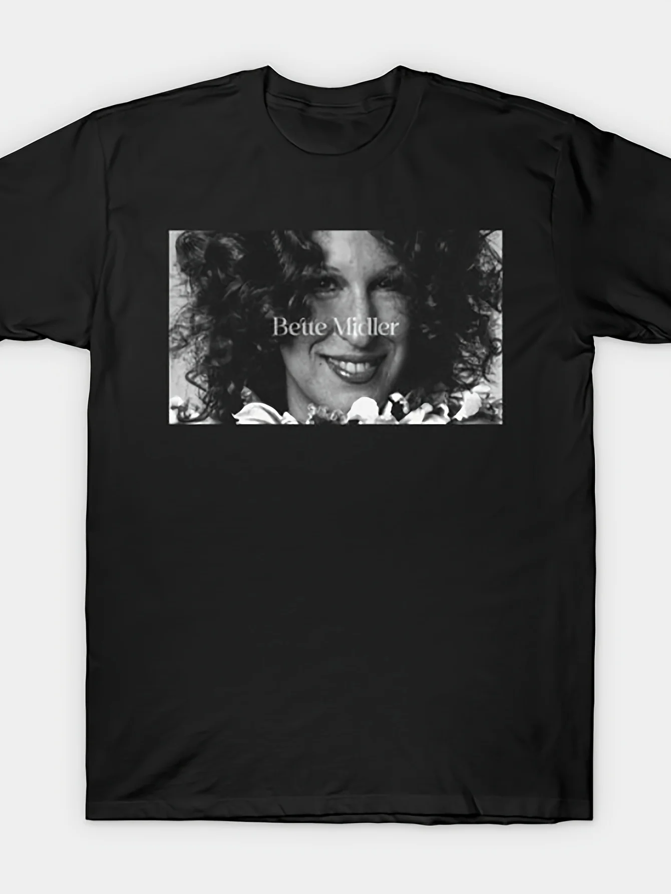 Bette Midler T-shirt: Humorous unique and a stylish staple for everyday wear and travel  Loose-fitting casual streetwear shirt