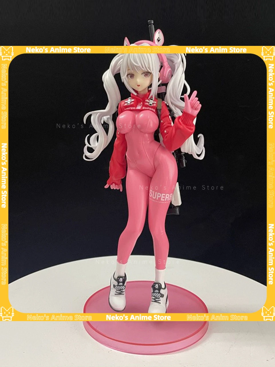En Stock NIKKE figuras de diosa de la victoria Anime lindo Sexy coletas dobles chica figura de acción estatua de Pvc modelo muñeca juguetes regalos