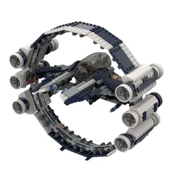 MOC-33228 Famous Movie Blocker with Hyperdrive Ring Model Toy Building Blocks DIY Creative Kids Birthday Gift