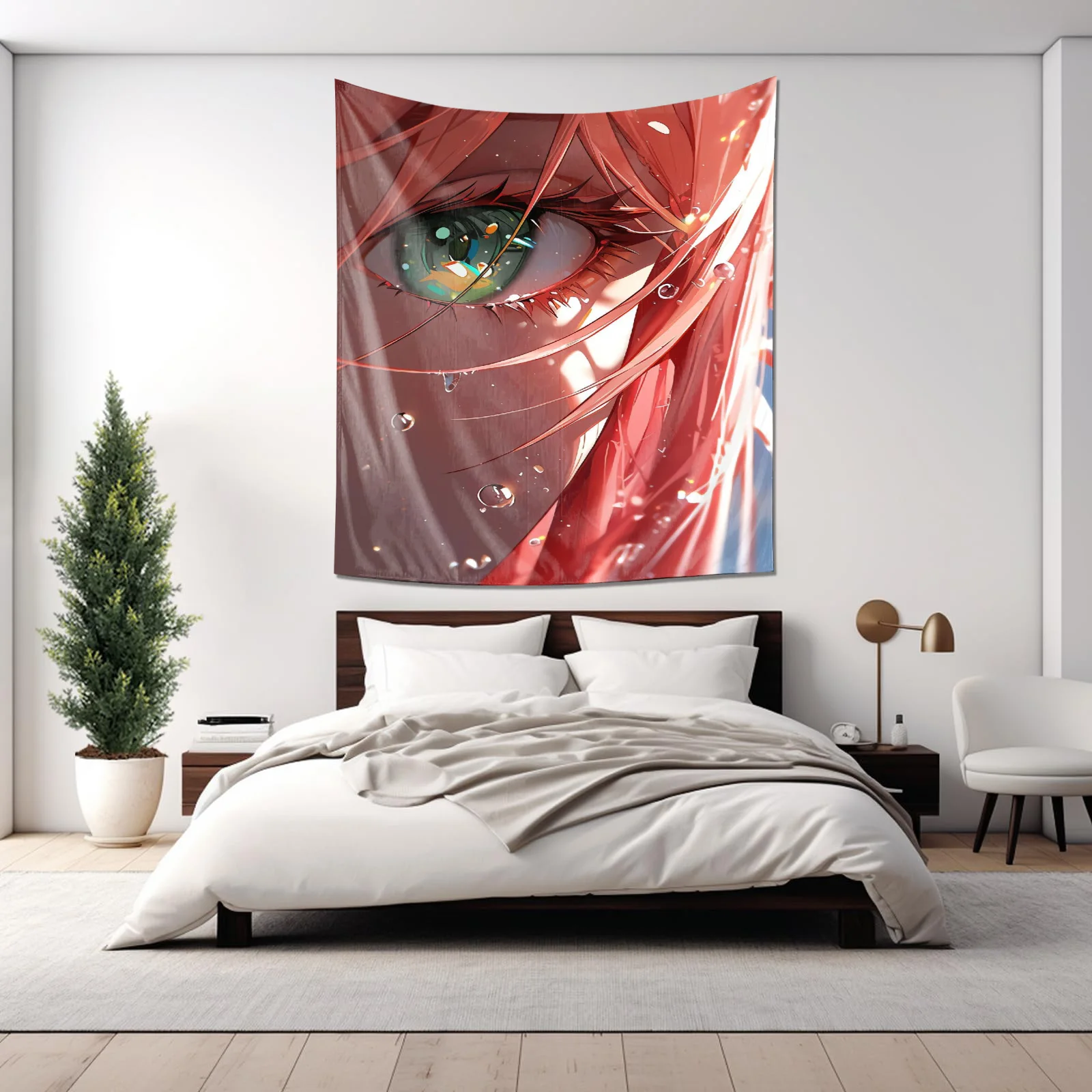 Dreamy Anime Eye Tapestry - Beautiful Art Wall Hanging, Essential Home Decor