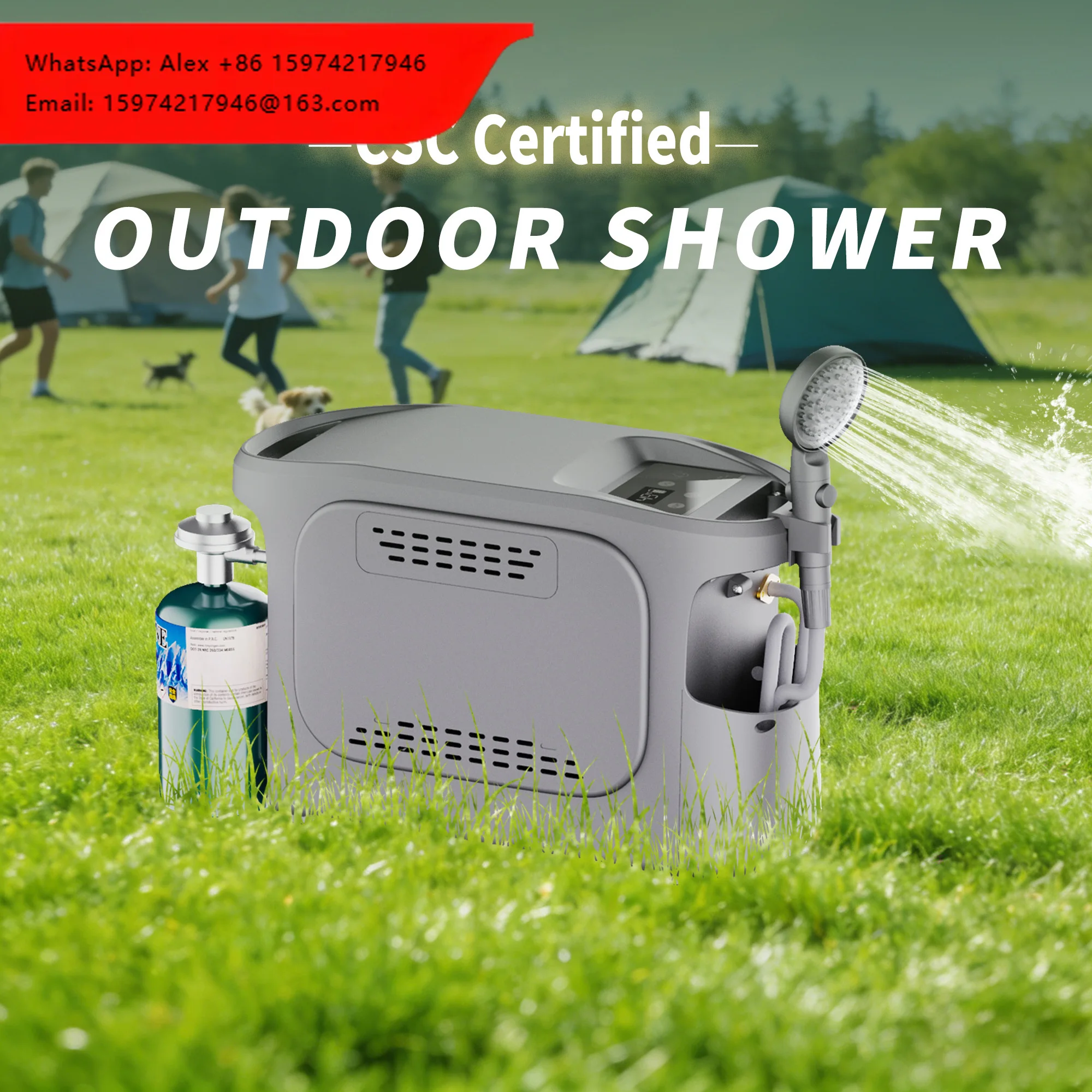 Outdoor Hunting Heater - Автономный газовый водонагреватель для душа -