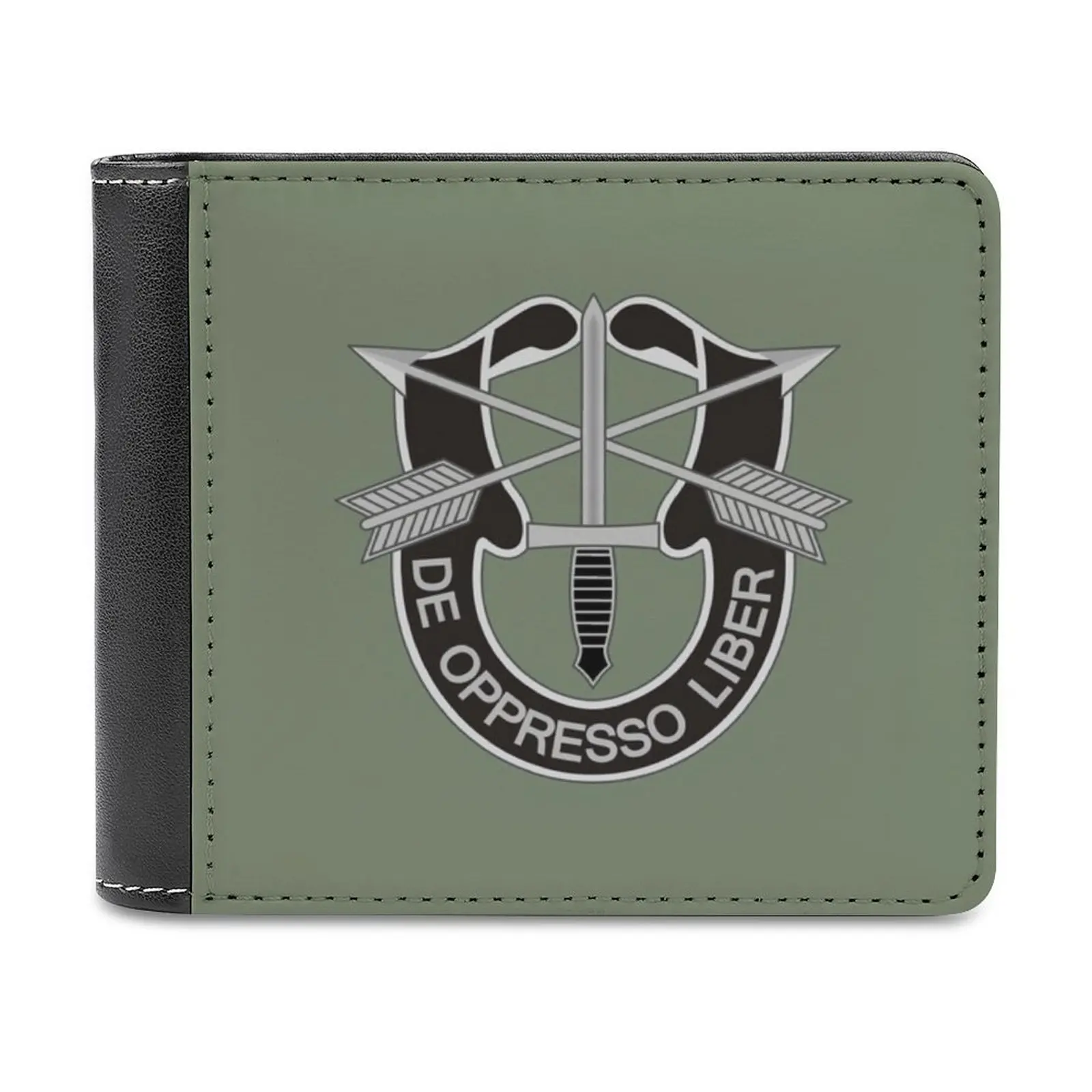 

Знаки спецназа, армейский кожаный кошелек США, мужской кошелек, персонализированный кошелек «сделай сам», подарок на день отца, спецназ