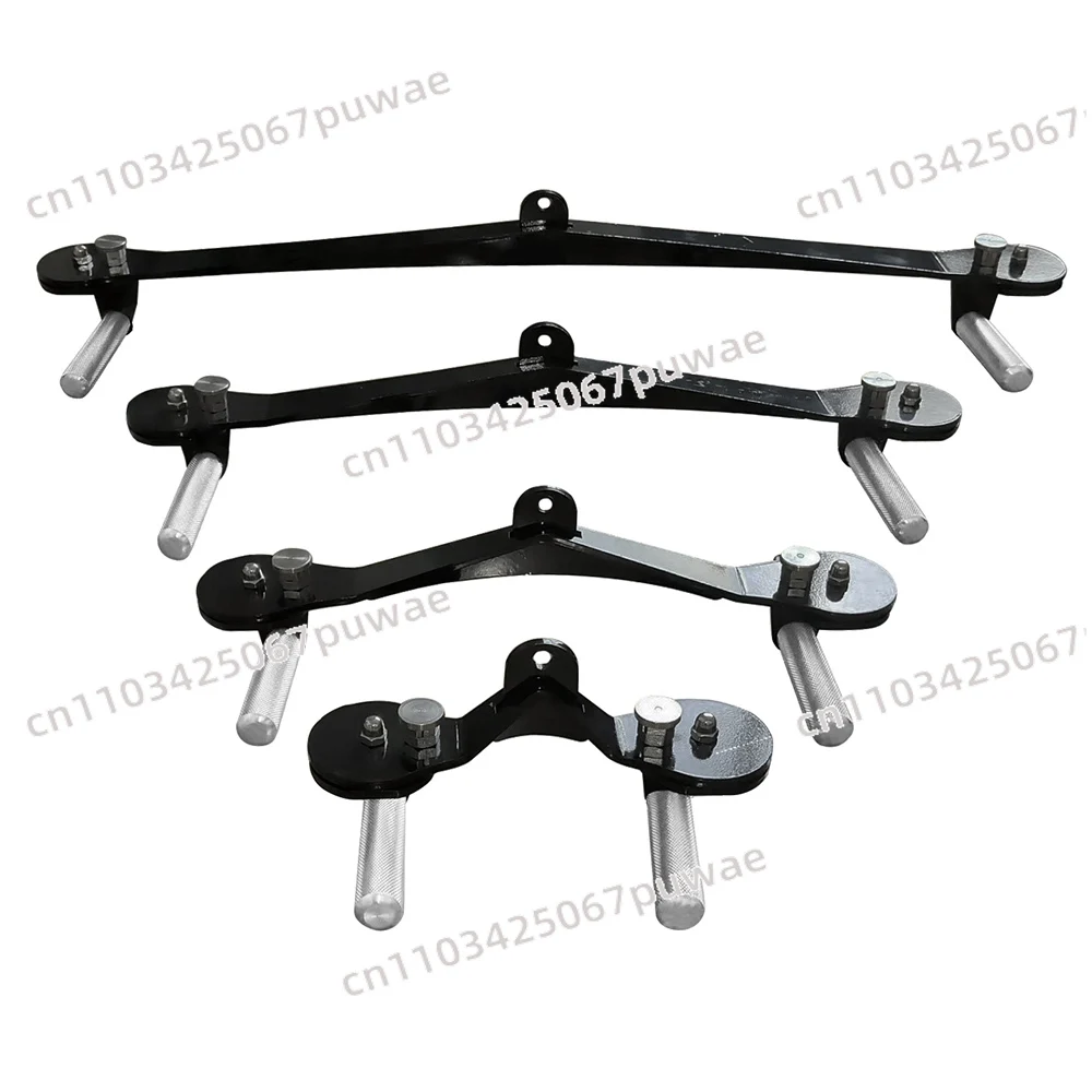 360° Adjustable Mag Grip Exercise Handle, Rotating Lat Bar for Pull Back & Push Down, Tricep Workout Machine