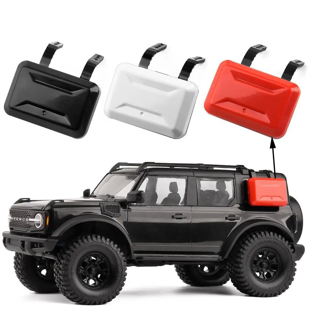 RC Dream 1/18 1/24 1/12 Side Window Backpack and Side Toolbox Box for TRX4M SCX24 Body Upgrade Option Parts #18R006-W/R/B