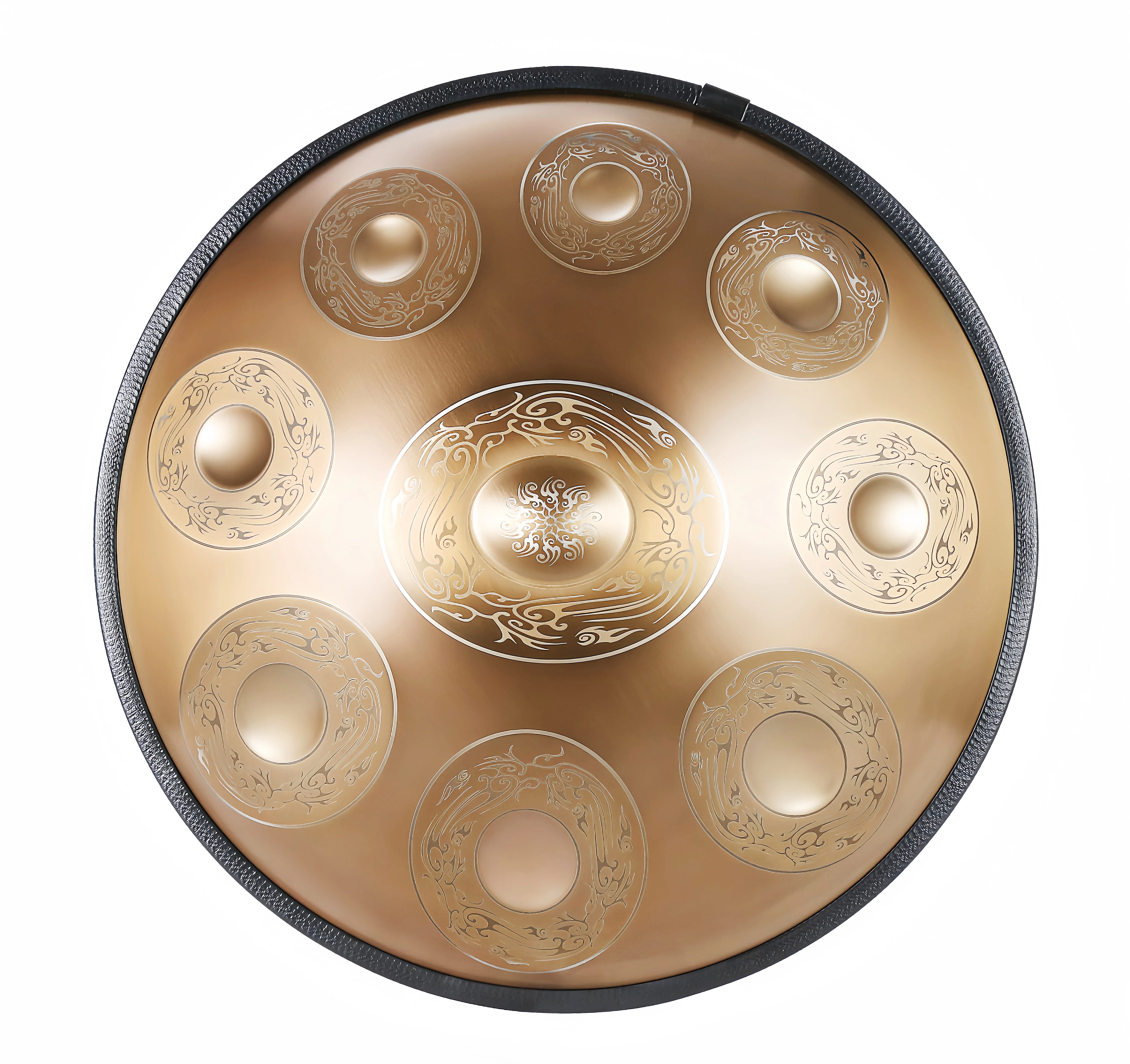 

22 Inch Stainless Steel Handpan Beginner Musical Instrument 10 Notes D Minor/Kurd Tongue Drum