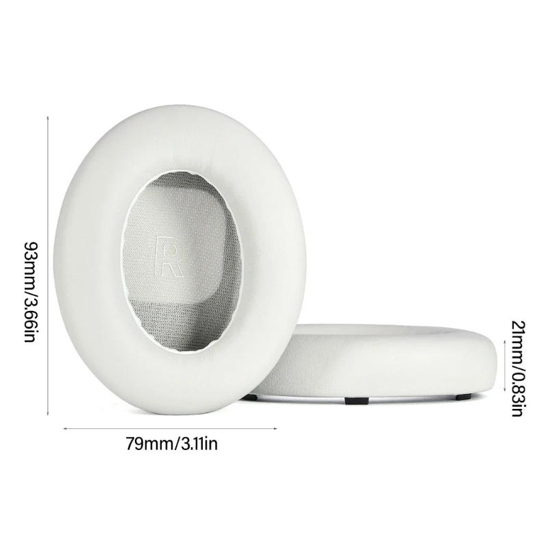 Bose QuietComfort 울트라 헤드폰 교체용 단백질 스킨 이어 패드, 이어컵, 소음 차단, 1 쌍