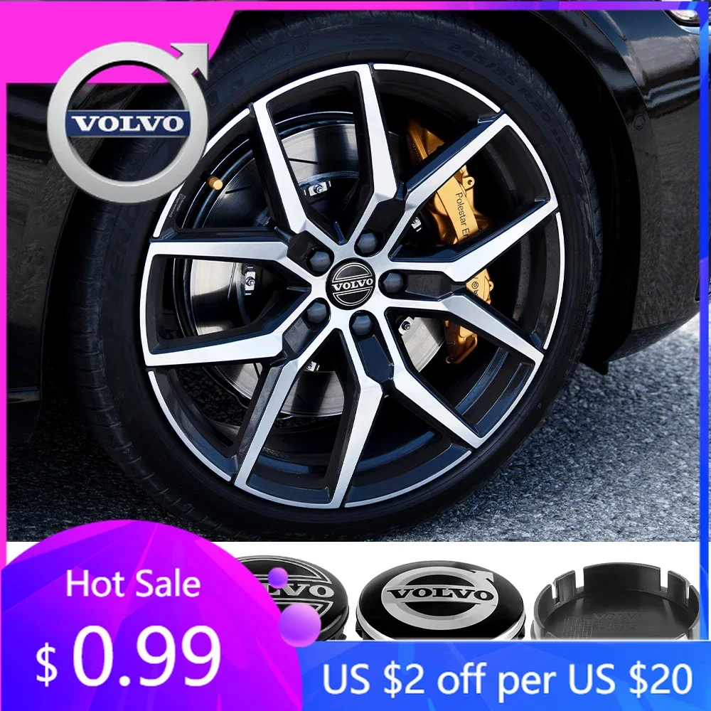 

Колпаки ступиц 4 шт./компл. 64 мм для крышки ступицы Volvo XC60 S60 V60 S60 V40 S90 XC90 центральная крышка колеса логотип автомобиля покрышка украшения Acces