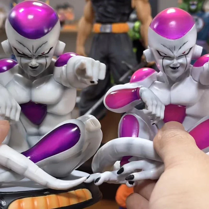 Décoration de voiture de 14cm, figurine de dessin animé Dragon Ball Z de classe Frieza, figurine d'action en PVC, ornement de bureau Collection modèle poupée jouets