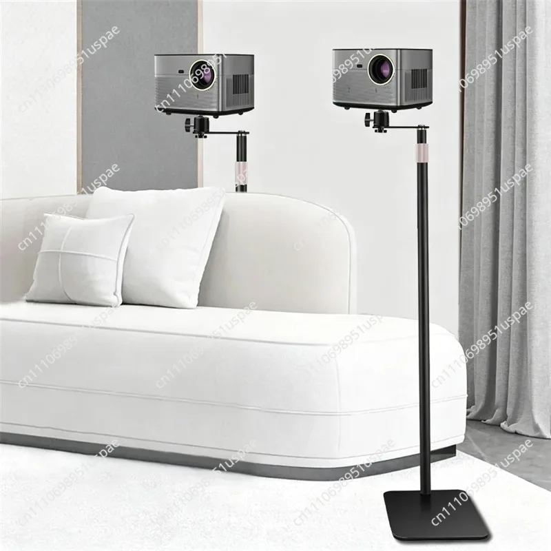 120CM Floor Projector Support Stand Holder Multi-angle Adjustable 360° Rotating Projector Bracket for Film Video Projector