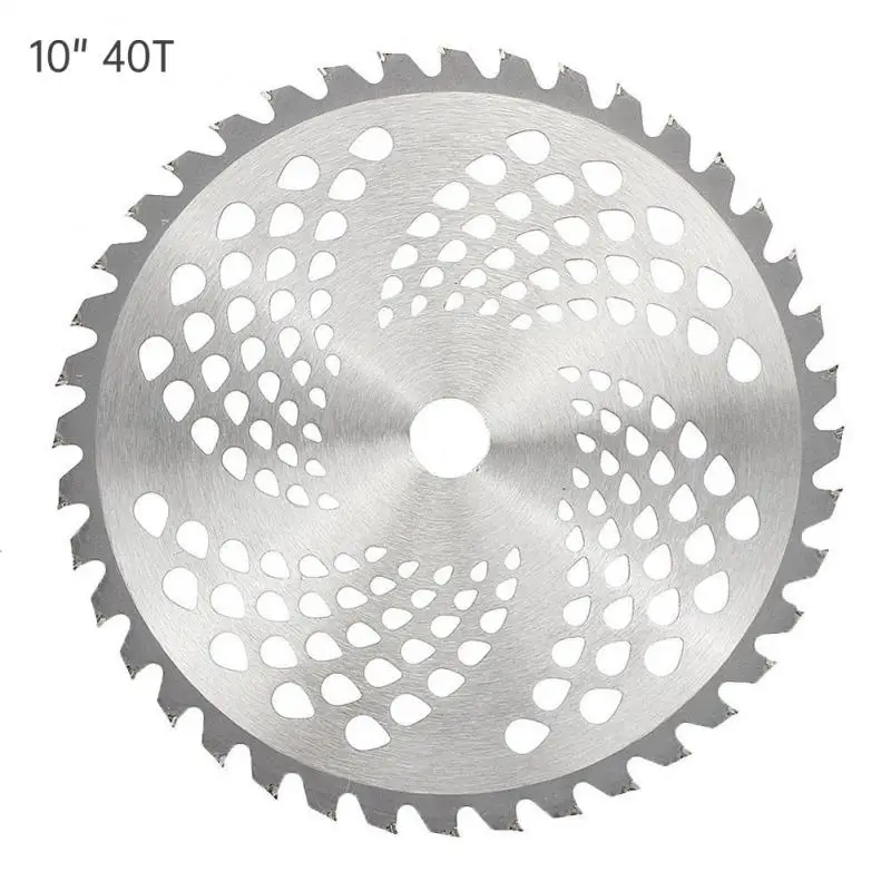 1pc 255mm 40T/60T/80T Brush Cutter Blade Lawn Mower Cutter Replacement Circular Saw Blade For Cutting Grass,Tree Trimmer Blade