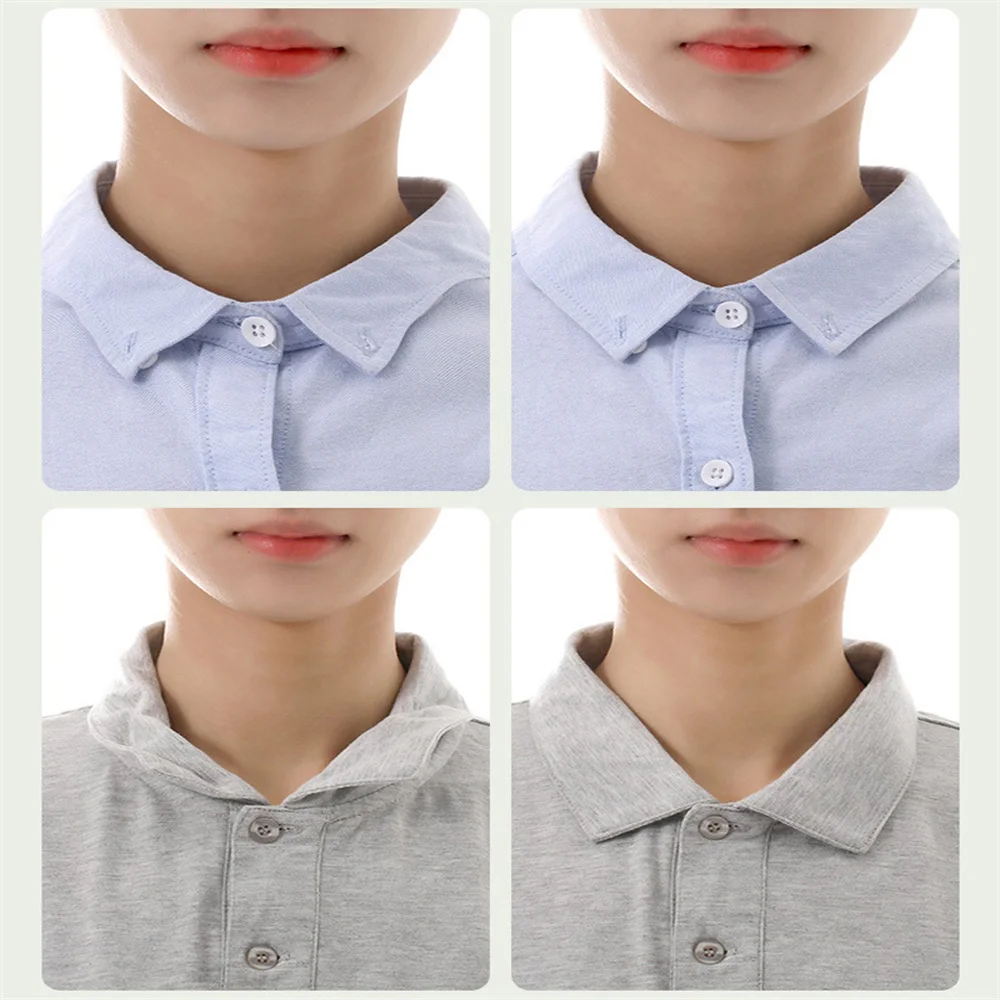 Self Adhesive Collar Styling Strap Tight Fit And Not Easy To Fall Off One Piece Shaping Non Curly Shirt Collar Sticker