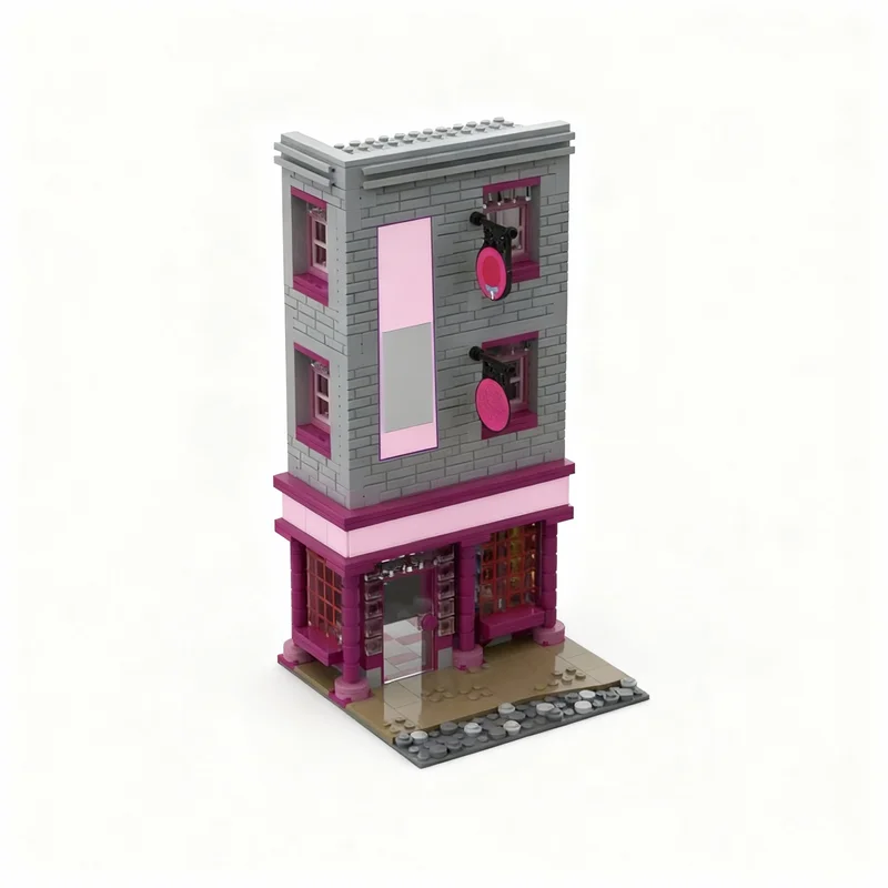 

579pcs MOC Diagon Alley Extension Sugarplums Magic Wizard Model Building Blocks Construction Toys Christmas Gifts Brick Kids