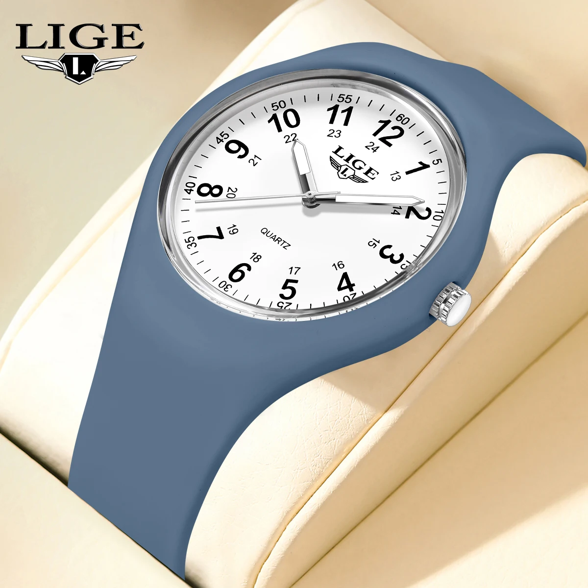 

LIGE модные уличные кварцевые мужские часы повседневные спортивные силиконовые ремешки водонепроницаемые простые классические часы для мужчин Reloj Hombre подарки