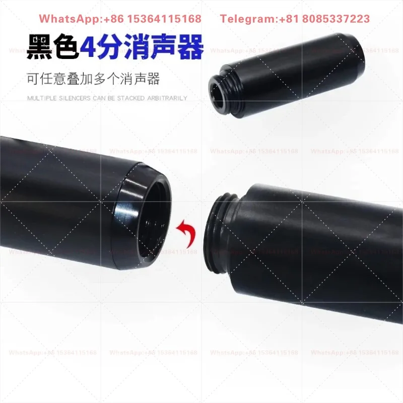 10PCS Pneumatic solenoid valve exhaust muffler  BSL-01/02/03/04 points 304 stainless steel plastic flat head