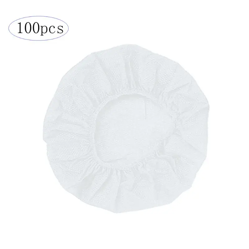 100Pcs/Bag Replacement Disposable Headphone Cover Nonwoven Fabric Earmuff Cover Cushion for 10-12CM Headset