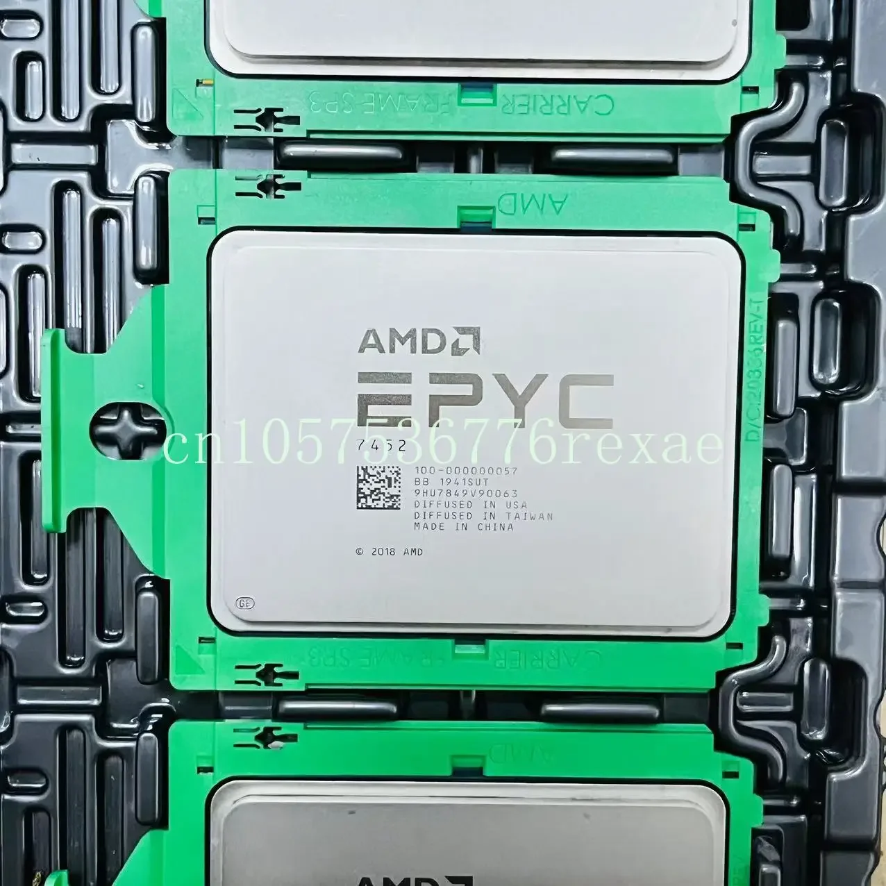 AMD Epyc 7452 Lock-Free Official Version Processor 32 Core 64 Thread 155W Power Consumption Turbo Boost 3.05G