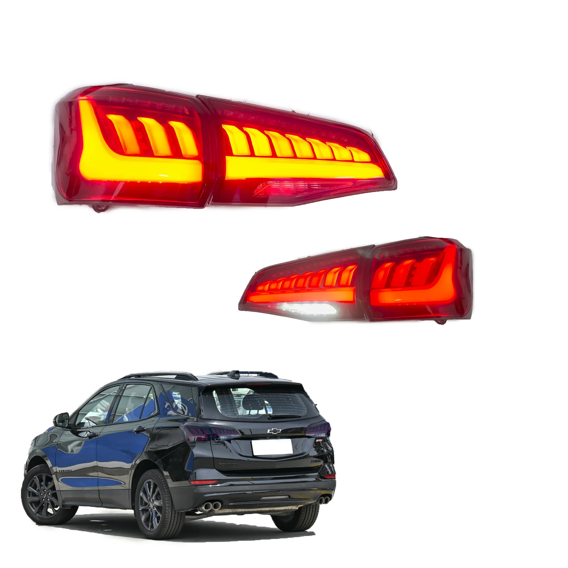 

DK Motion модифицированные светодиодные задние фонари автозапчасти в сборе задние фонари для Chevrolet Equinox 2017-2020