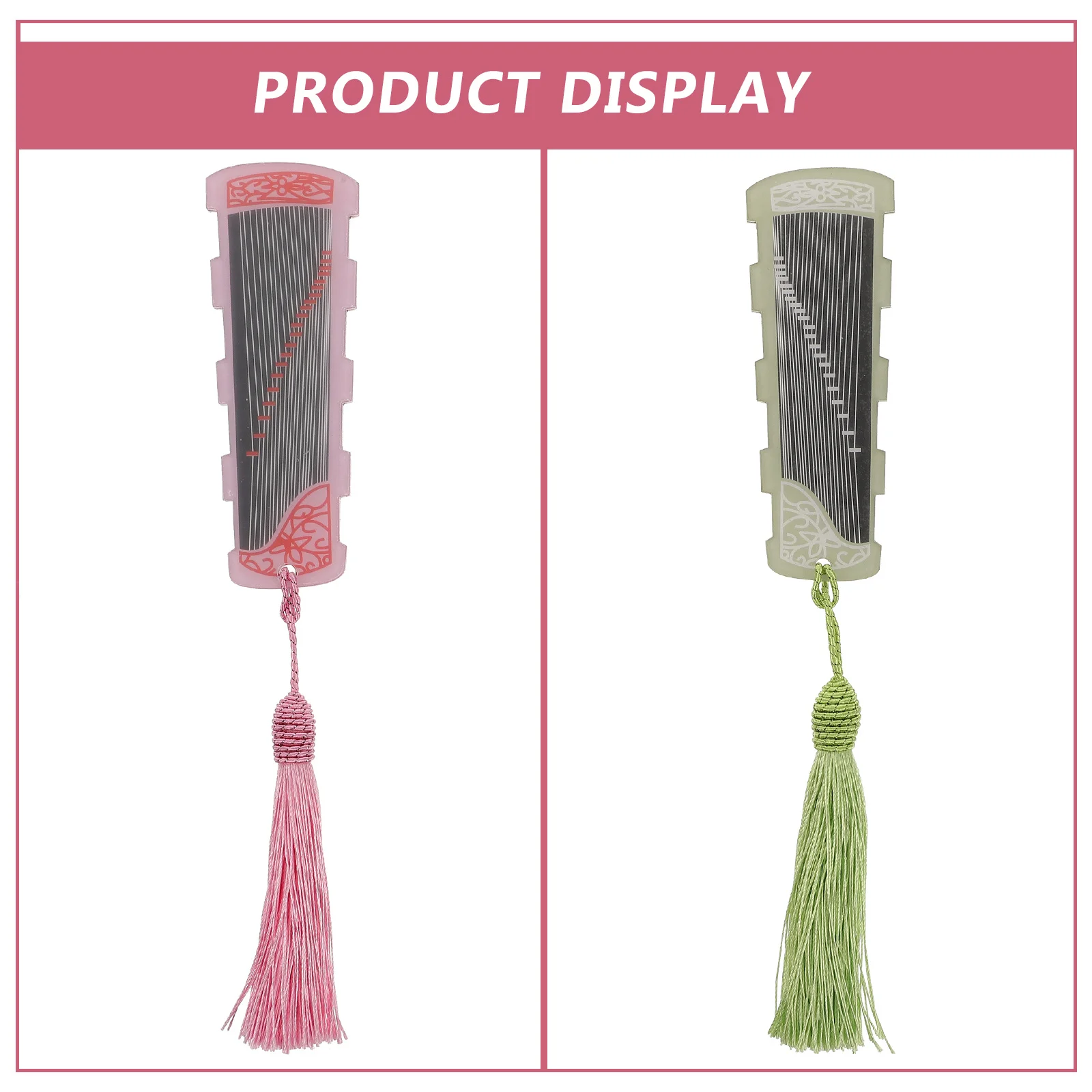 

2Pcs Guzheng Nail Storage Boards Sturdy Acrylic Guzheng Pick Holders Portable Durable Nail Pick Cases Acrylic Pipa Accessory