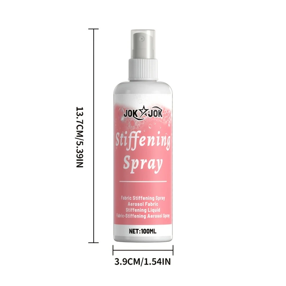 Multi-Purpose Fabric Styling Spray — Strong Hold, No Ironing, Quick Setting | Suitable for Lace Trims, Crochet Crafts, Hat Shapi