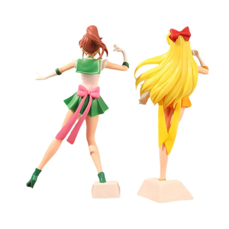Sailor Moon Figure Models Of Anime Cartoon Sailor Jupiter Sailor Venus Gift For Toy  Kid Charm Gift Hobby Toy - view 6