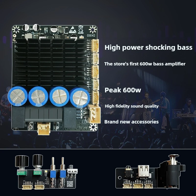 Tpa3255 Single Channel High-power Stable 600w Adjustable Tuning Can Be Connected To Single Ended Differential Input