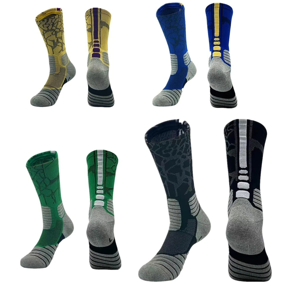 

Professinal Basketball Sport Socks Breathable Anti-slip Fitness Yoga Gym Running Quick-dry Compressin Elite Towel Bottom Socks