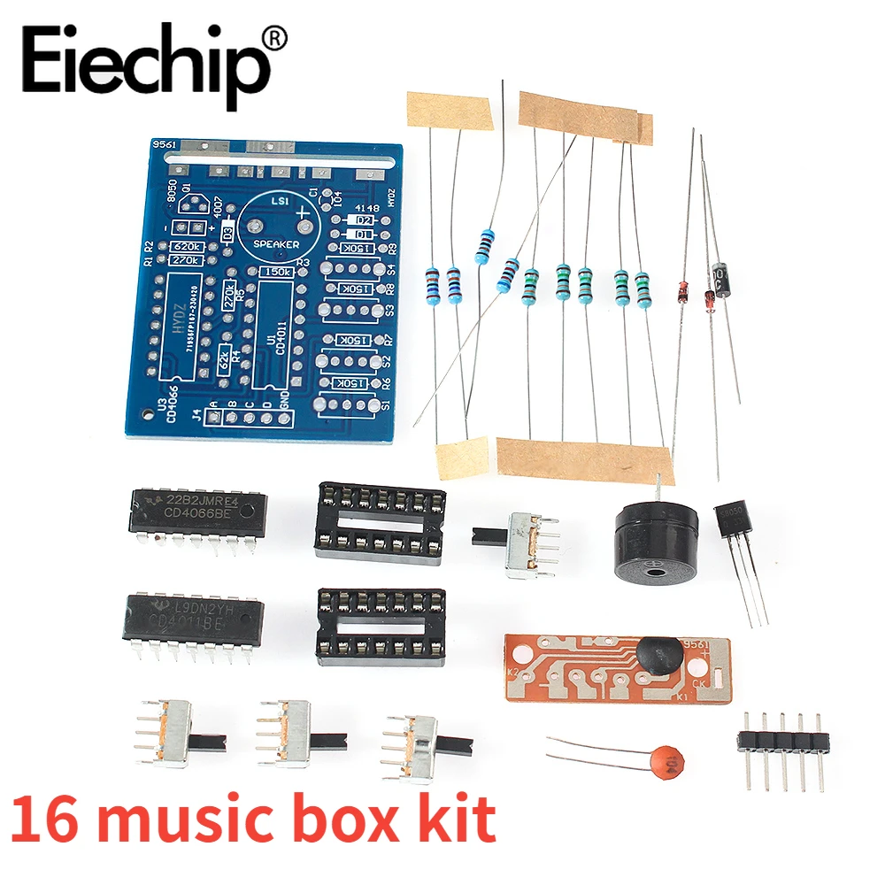 Interesting Diy Electronics Projects - สิบหกเสียงที่น่าสนใจที่กำหนดเองทำให้กลไกชุดกล่องดนตรีของคุณเองสำหรับเด็กโครงการอิเล็กทรอนิกส์ DIY ง่าย