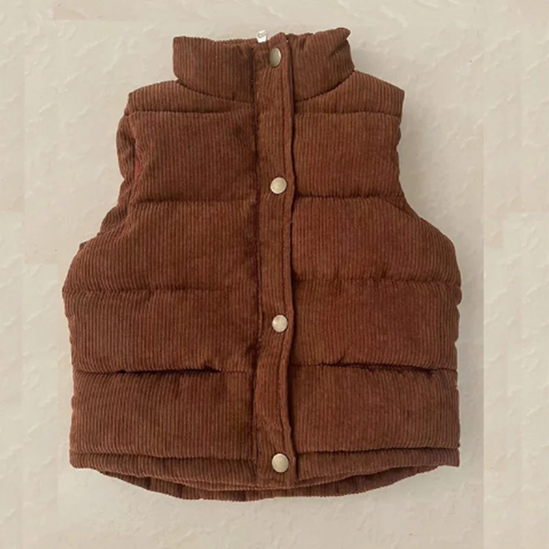 Детский вельветовый жилет на Возраст 3-8 лет