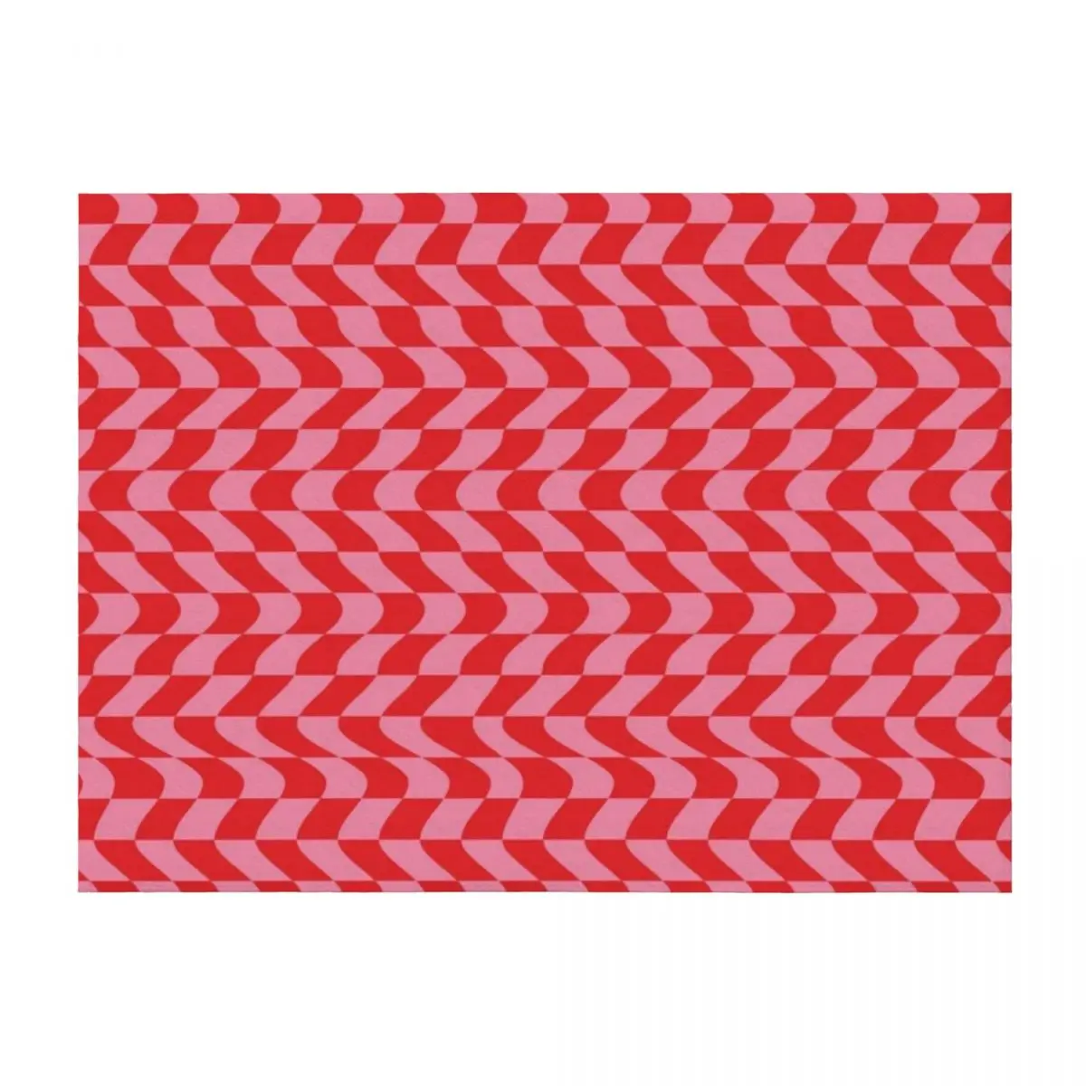 

Pink and Red Distorted Checkerboard Throw Blanket Luxury Throw Sofas Luxury Designer halloween Blankets