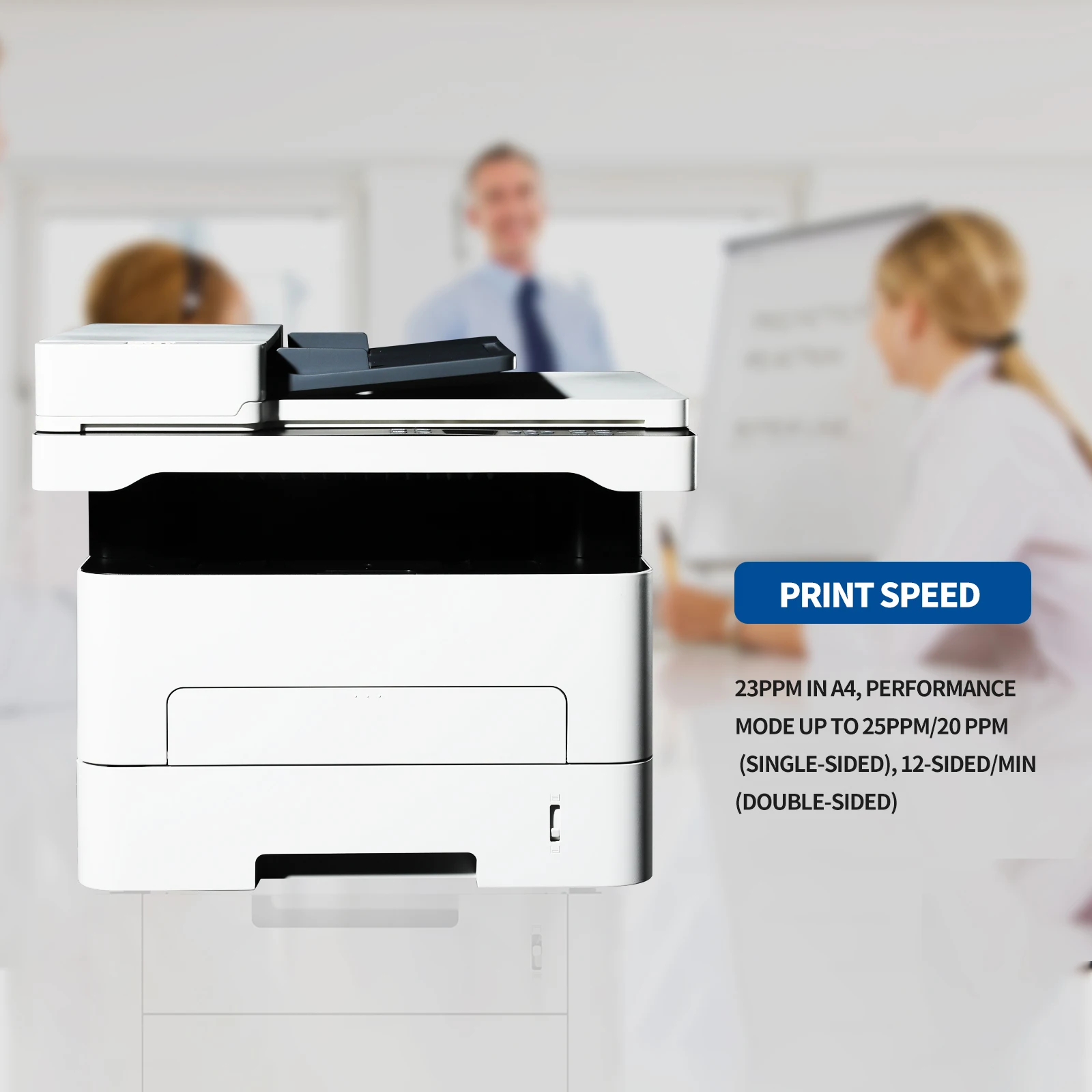 M2500DW Printable Laser Printer Multifunctional A4 Black and White Scan Copier Machines Office Print view 4