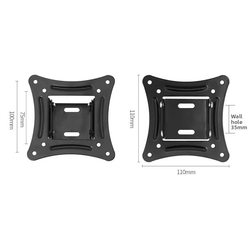Universal Wall Mount TV Stand for 14-26inch LCD LED Screen Tilt Angle Monitor Wall Mount Bracket for VESA TV Fixed Frame Stand