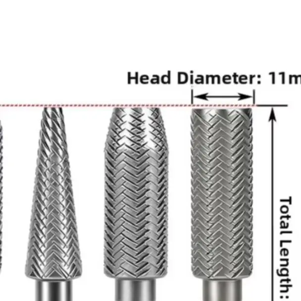 5-個-1-4-インチ六角シャンクロータリースチールファイル交換用ドリル研削サンディング彫刻電動工具アクセサリー