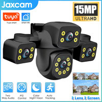 3 Lens Video Surveillance 15MP Camera Wifi Network CCTV Camera Wireless 360 Monitor Outdoor Waterproof Security Cameras Tuya App
