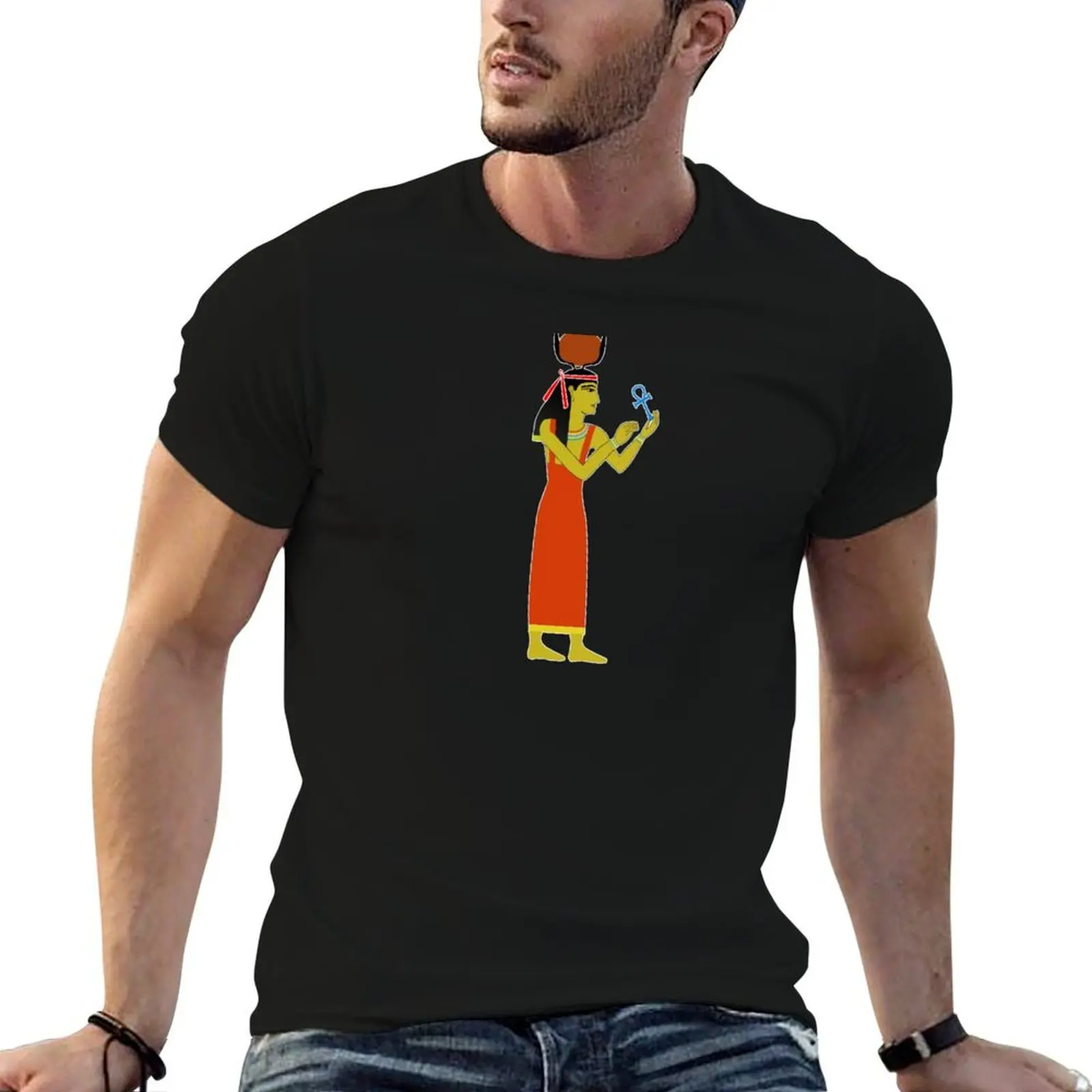 

Hathor T-Shirt funny t shirts cotton mens graphic t shirts t shirts for man slim fit T-shirt