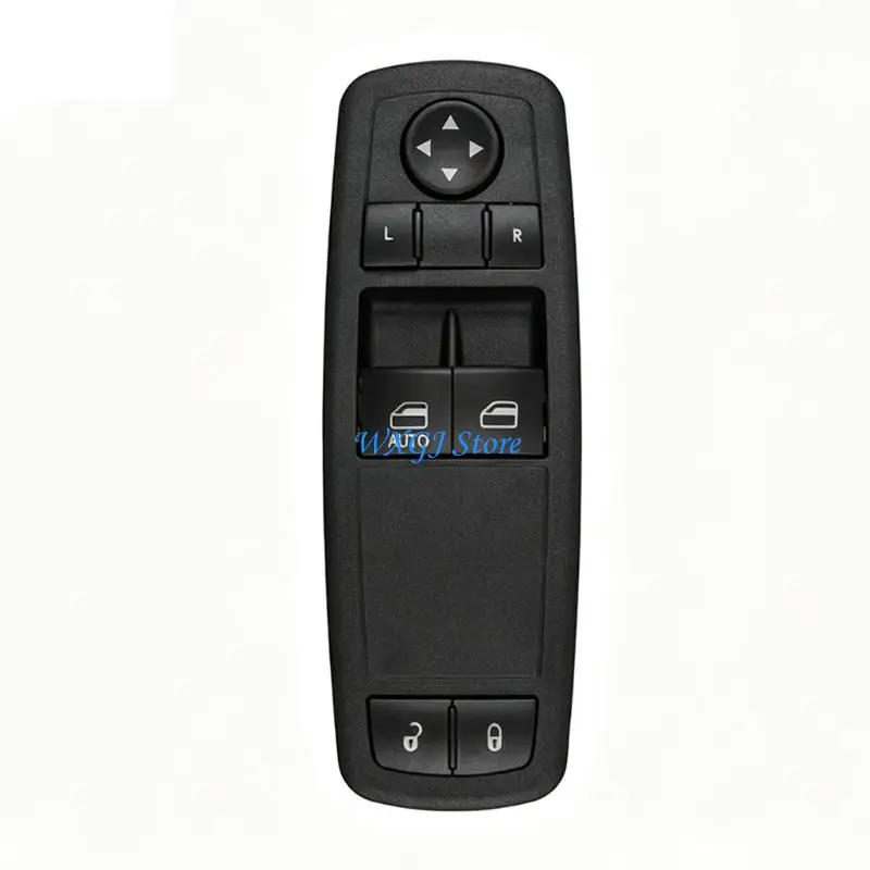 37JE Driver Door 12V Adjustment Panel 04602627AG Reference, Glass Lift Lock and Mirror Input Pad for Selected 2008-2011 Vehicles