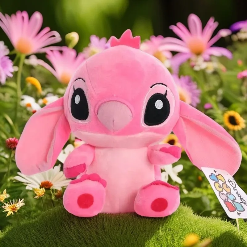 18Cm Disney Stitch plush doll cartoon plush doll model anime toy baby Kawai children's birthday gift anime plush plush toys
