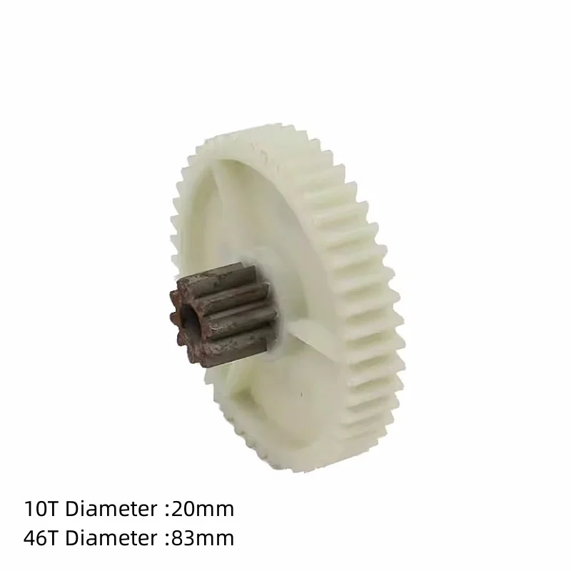 10T-46T Suitable For Deli 9905/T603/33134 Paper Shredder Original Plastic Bevel Gear Accessories